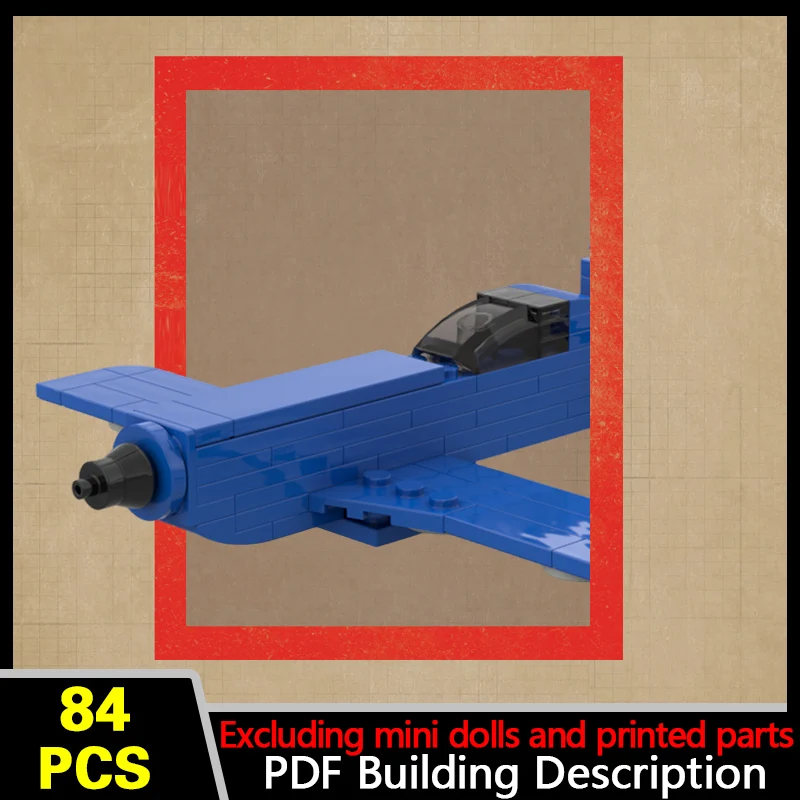 Me.209 Air Speed Record Aircraft Model MOC Building Bricks War Equipment Modular Technology Gifts Holiday Assemble Children Toys