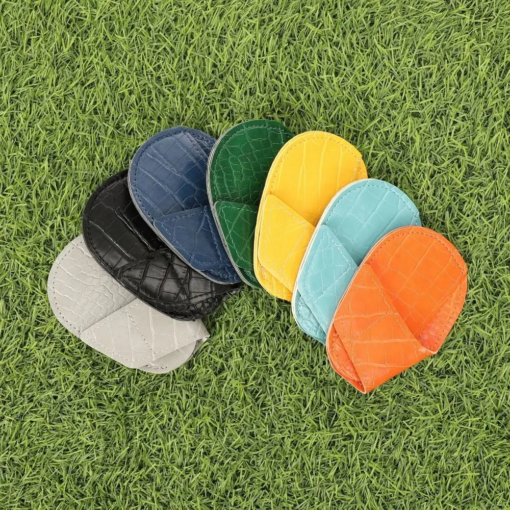 Couvre-chef de Golf en cuir PU, motif Crocodile, équipement d'entraînement de Golf, couvre-chef de Club de Golf, résistant à l'usure et à la poussière