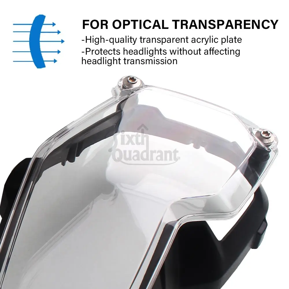 Protector de pantalla para faro de motocicleta, cubierta protectora para BMW F750GS-K80, 18-23, F850GS-K81, 18-23, F850GS, adventure-K82, 18-23, 1 Juego