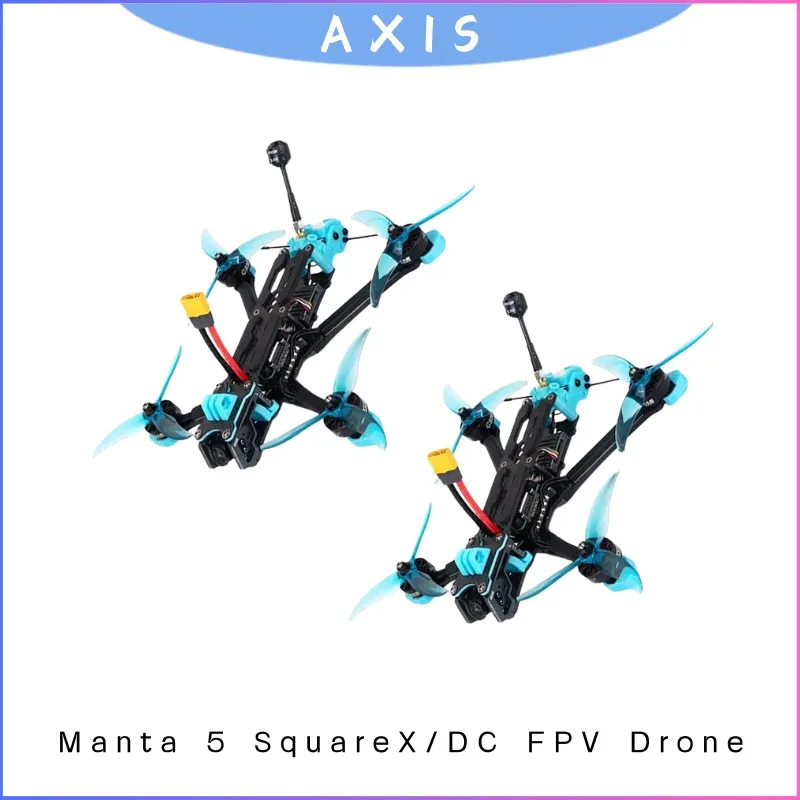 

Новый FPV-дрон Axisflying 2025 года Manta5 SquareX/DC 6S, с DJI O4 Lite и GPS, опциями приемников PNP/ELRS/TBS для гоночного фристайла