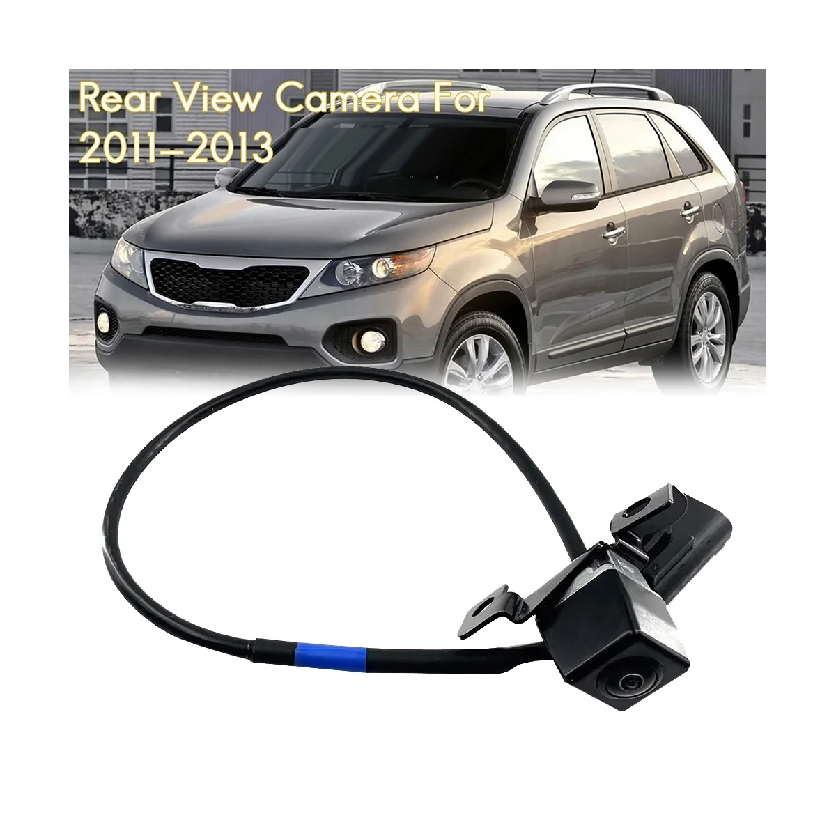 Cámara de visión trasera para coche, accesorio de marcha atrás 95760-2P200 para Kia Sorento 2009-2012, asistencia de estacionamiento, 957602P200 957602P201