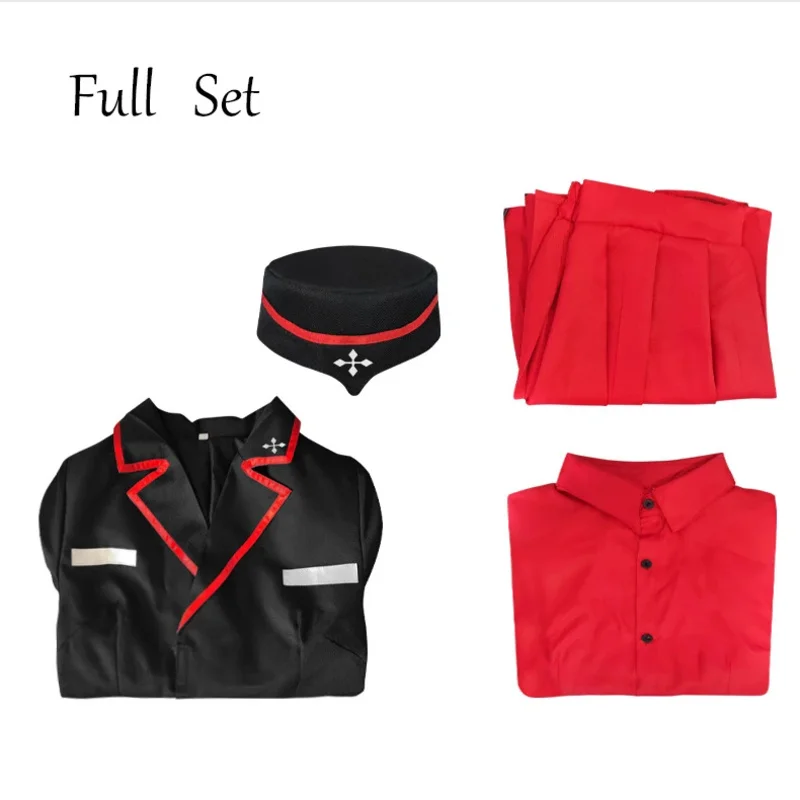 SingXeng Anime Girls Und Panzer Maho Nishizumi Cosplay Costume with Hat Uniforms Customize Women Dress Halloween