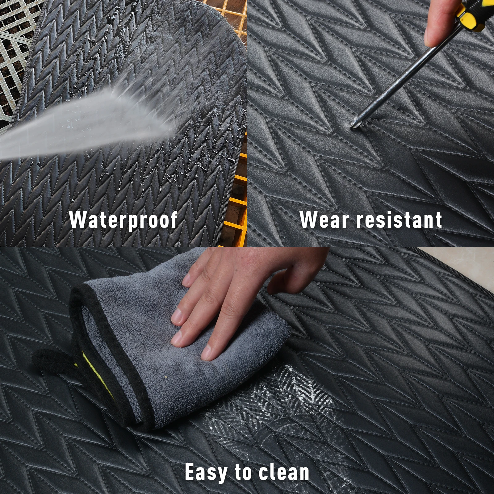 حصيرة أرضية سيارة مخصصة لميتسوبيشي أوتلاندر 2013-2021 غطاء السجاد مقاوم للماء عدم الانزلاق حامي الملحقات أجزاء