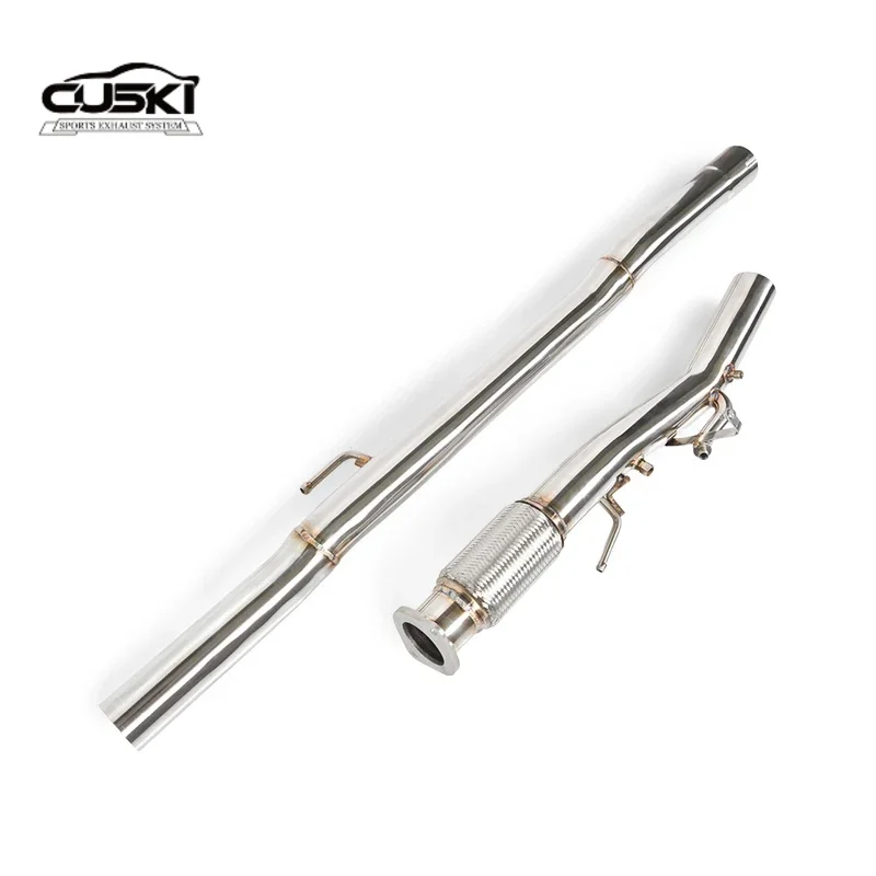 

High quality stainless steel automotive parts exhaust pipes and resonance pipes suitable for Mercedes AMG GLB35 2.0T 2020-2023