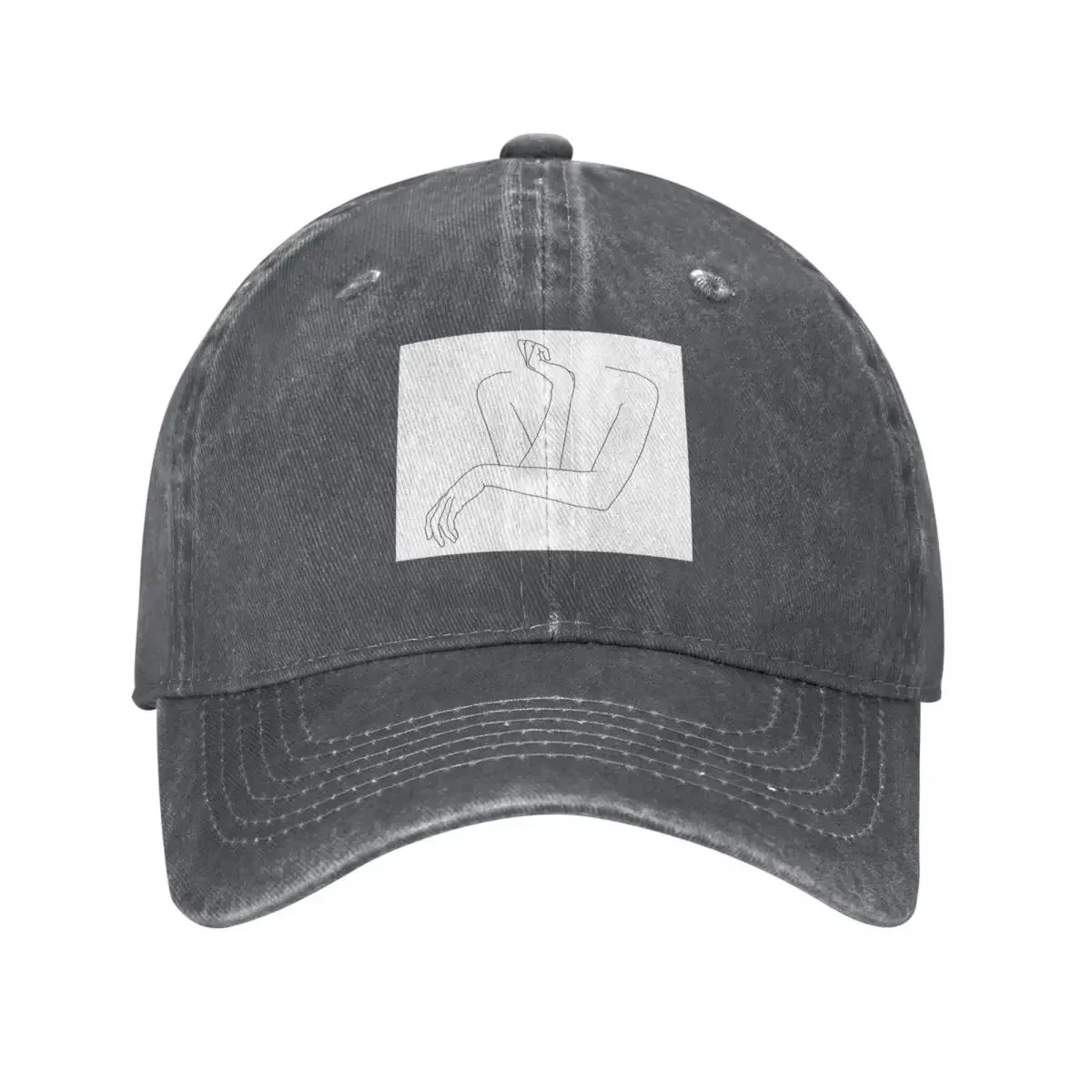 Folded Arms Line Drawing - Anna Baseball Cap Beach Hat Hat Baseball Cap Fashionable Luxury Man Hat Women's 2026 Men's