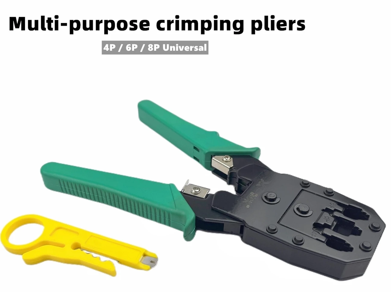 

1SR RJ45 crimper RJ11 RJ45 Crimping TooL network pliers rj12 cat5 cat6 networking rj 45 Stripper clamp Clip