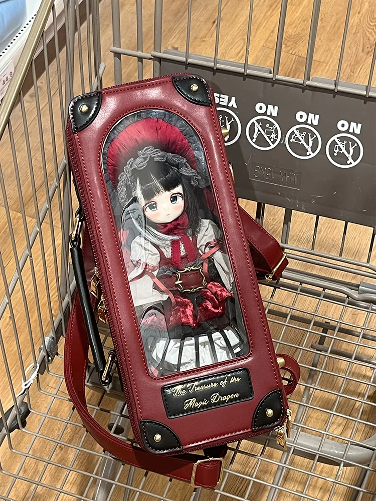 الأصلي اليابان نمط 6 نقاط BJD دمية طفل حقيبة الطلاب لطيف دمية حقيبة تجميع المحمولة Crossbody الكتف Bjd حقائب كتف