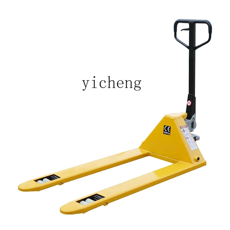 

ZTQH ultra-low release type manual hydraulic truck 2 tons ultra-thin lift forklift hand push pallet truck