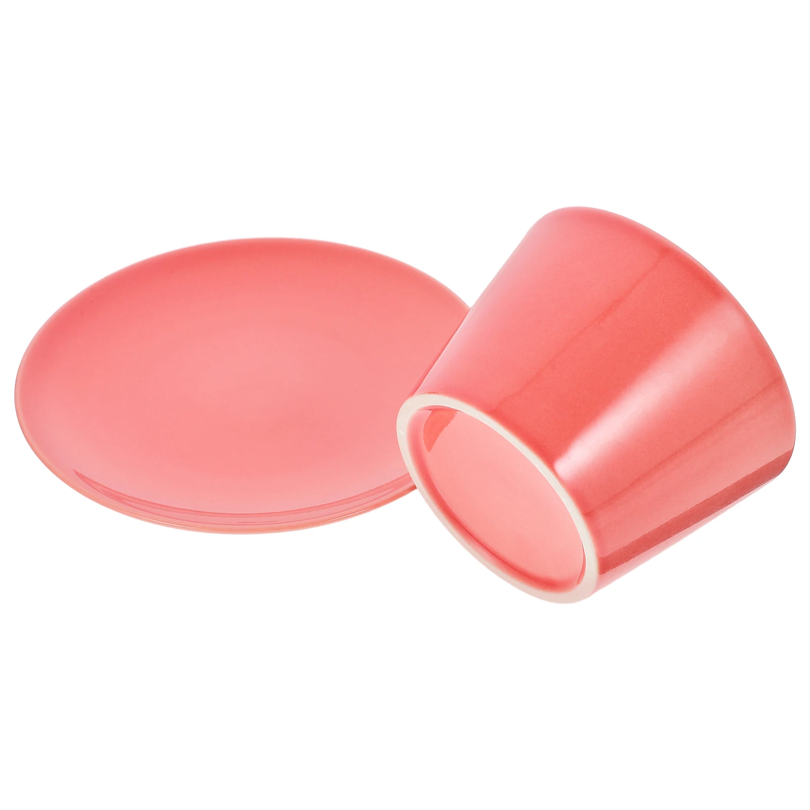 

Ceramic Mug Pink Small Size Desk Home Office Drinkware Travel Household Water Cup Use Household Glass Cup Kitchen Barware