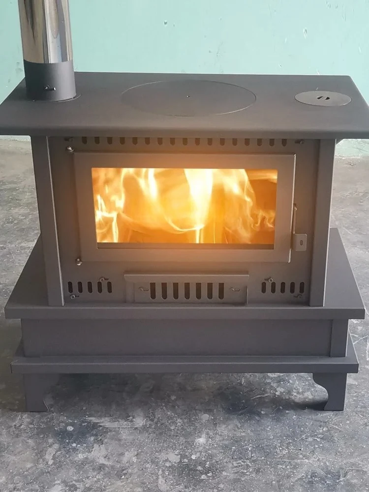 Fireplace Heater Tibetan Real Fire Burning Firewood Visible Roasting Stove Winter Home Indoor