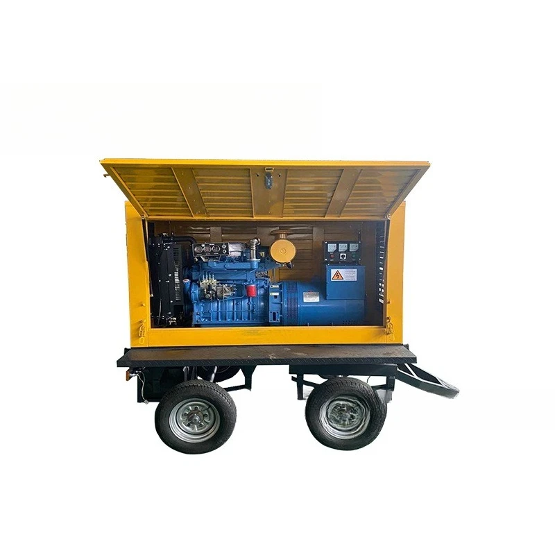 

Rainproof mobile diesel generator set, small windproof and rainproof outdoor mobile power station