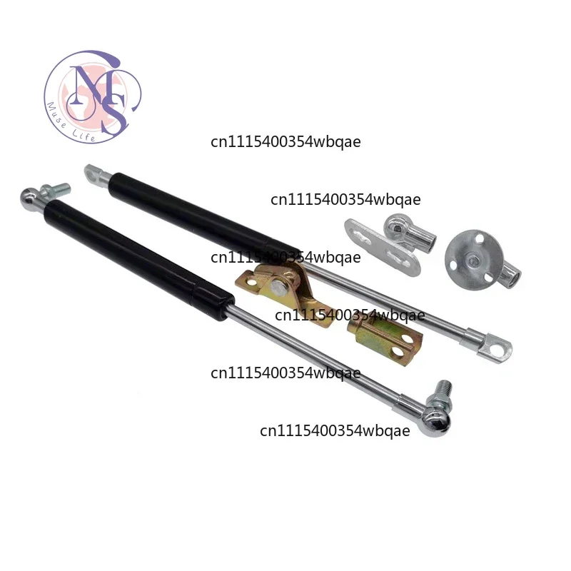 ZOCI-2Pcs 18*8 Rod Gas Spring Lift Support, 50~500N Force 200~300mm Hole Distance 60~110mm Stroke Folding Hinge*