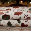 Personalized Christmas Flannel Blanket Custom Name Holiday Blanket Personalized Family Christmas Gift Secret Santa Gift Coworker