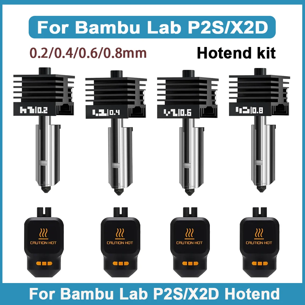 �y�Z�[�����zBambu Lab X2D P2S�p�z�b�g�G���h 0.2/0.4/0.6/0.8mm �����ʍd���|���N�C�b�N�X���b�v���E���m�Y�� 3D�v�����^�[�p�[�c
