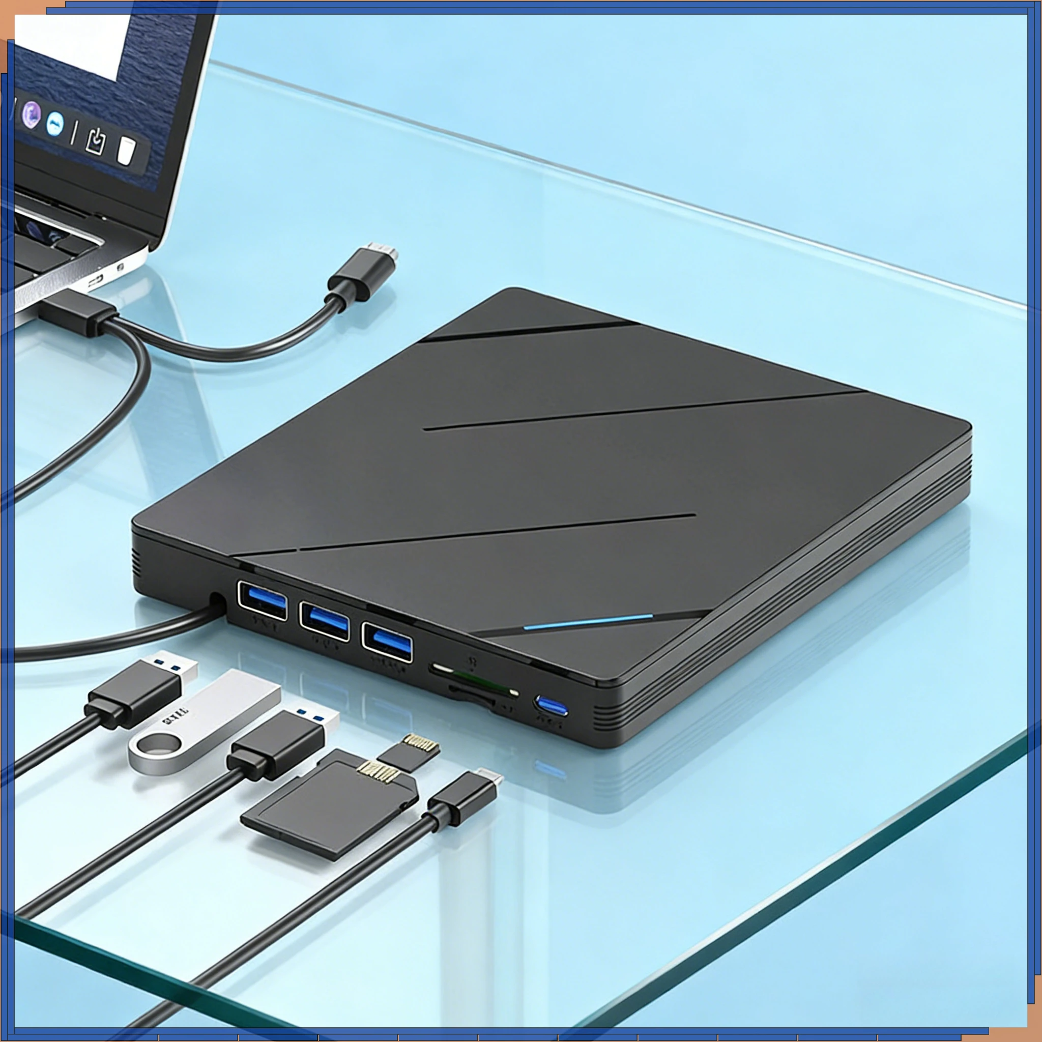 7 In 1 Portable Dvd…