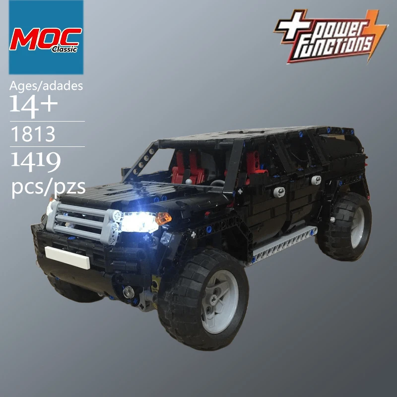 Specially Customized MOC 4WD Off-Road SUV Technic Building Block Model - Trendy Educational Toys, Casual Building Game Gifts