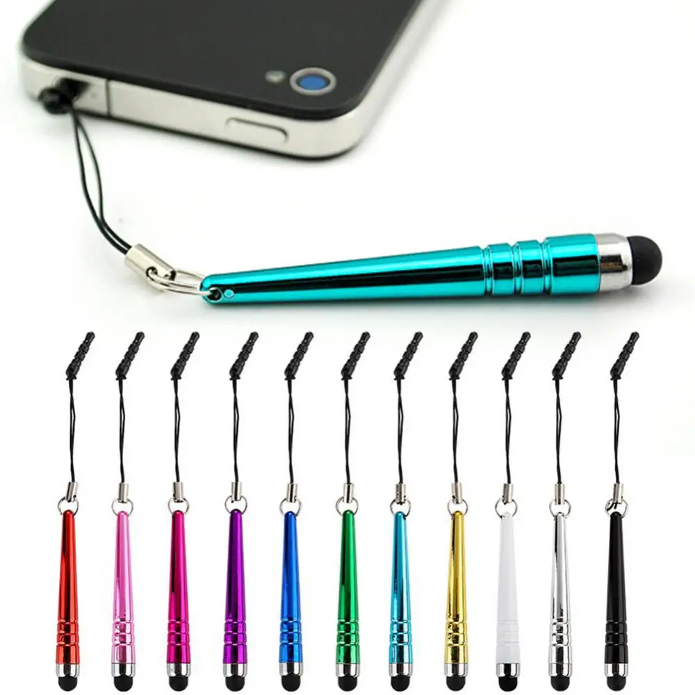 Mini 5/10Pcs Anti-dust Capacitive Touch Pen Writing Stylus for Phones Tablet