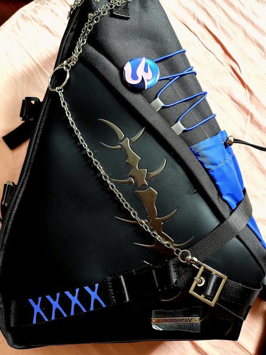 In Stock Acheron messenger bag backpack Original Merch Mihoyo Honkai Star Rail Raiden Bosenmori Mei Cosplay Costume Anime Gift