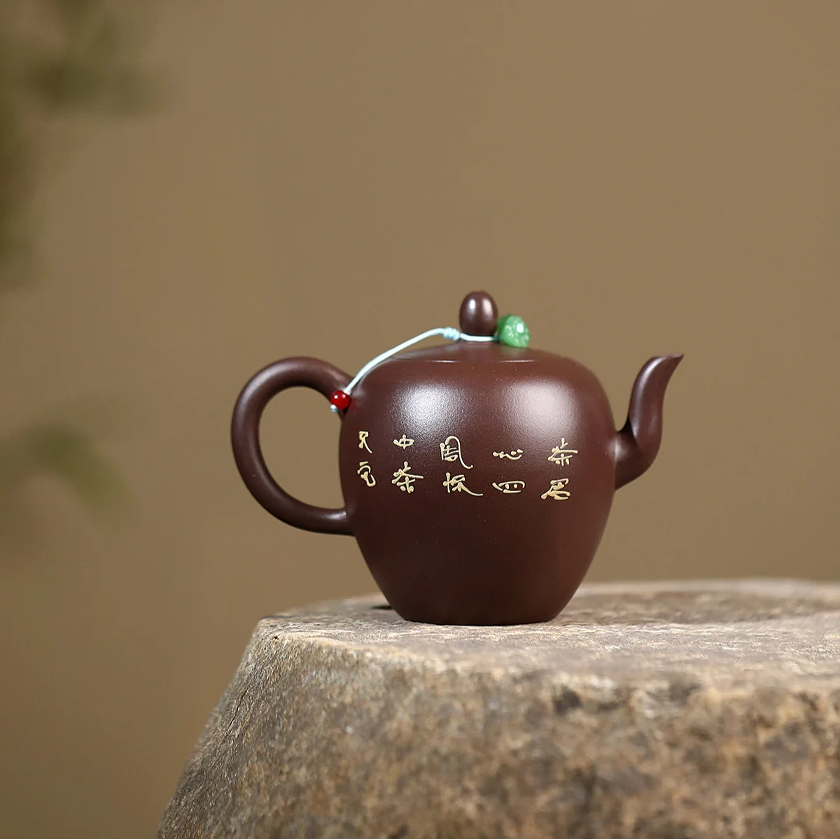 

Handmade Yixing Purple Clay Teapot Famous Crude Ore Old Orchid Beauty Shoulder Tea Set Card Cover 320C