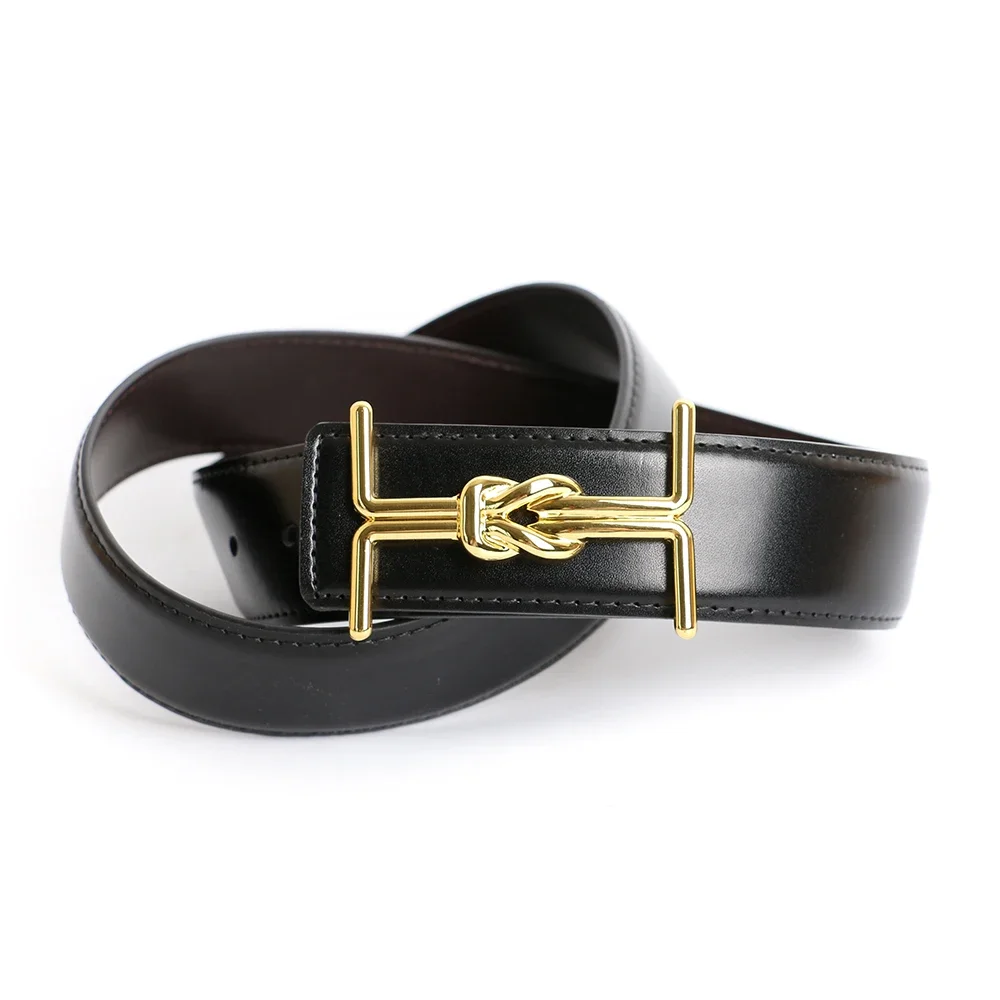 

Business Luxury Brand Designer Pin Buckle H Belt Men High Quality Women Genuine Real Leather Dress Strap for Jeans Waistband