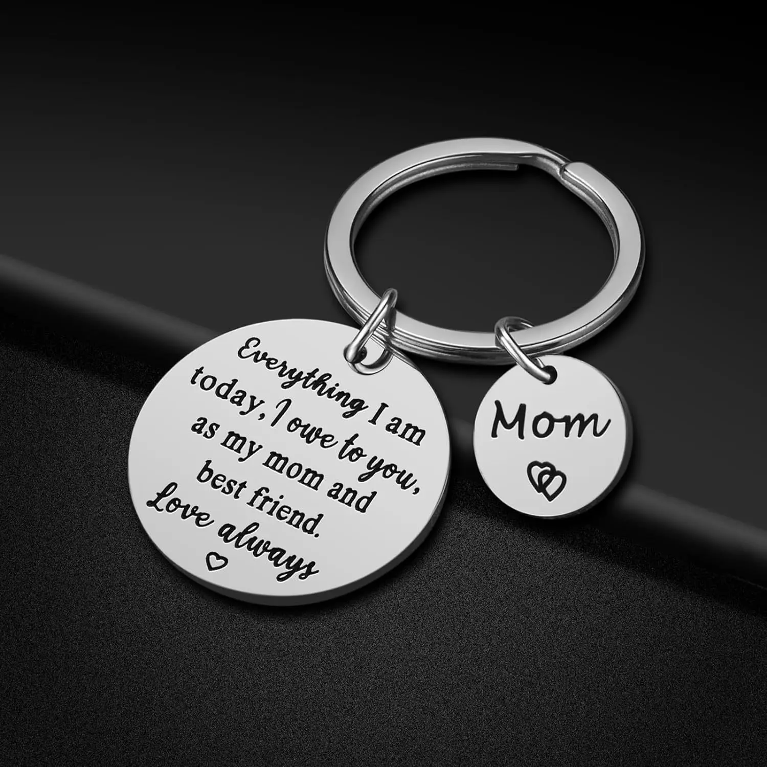 1PC  Mother's Day Gifts from Daughter Son for Mom Birthday Valentine's Day Christmas Gifts Mom Keychain