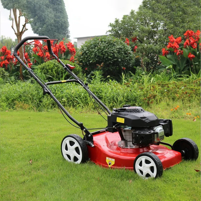 Portable Industrial 4-Stroke Lawn Mower 173cc Engine Self-Propelled Grass Cutting Machine 60L Grass Box 1-Year