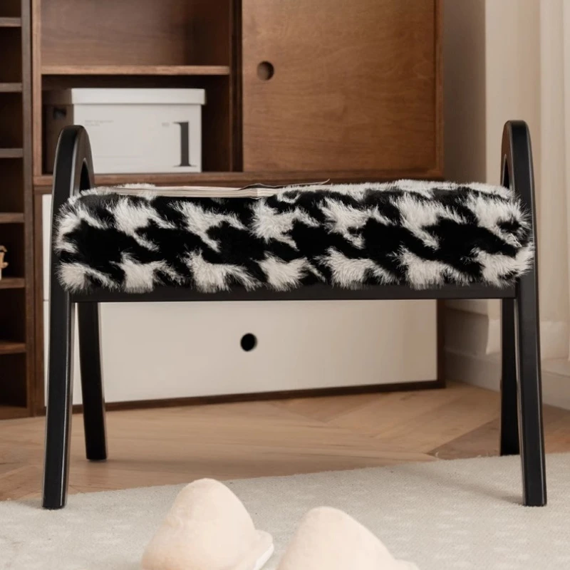 Entrance Stool Chair Decoration Floor Footrest Nordic Stool Chair Auxiliary Bedroom Marche Pied Pliable Interior Furniture