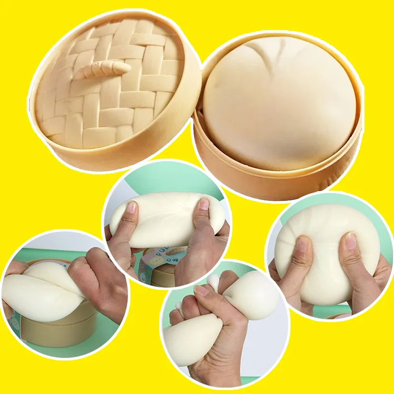 1/2/4/6 Uds bolas antiestrés para bolas de masa, juguete sensorial para apretar, pelota para aliviar el estrés, juguetes de broma para Halloween, regalos para niños