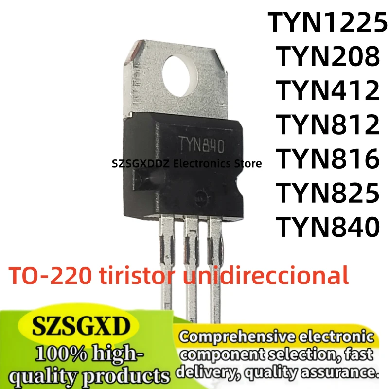 10-20Pcs 100% new TYN1225 TYN208 TYN412 TYN812 TYN816 TYN825 TYN840 TO-220 unidirectional thyristor