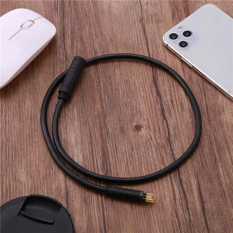 NEW HOT In Stock-E-Bike Motor Extension Cable Waterproof 9 Pin 60Cm Motor Extension Cable Electric Bike Conversion Parts