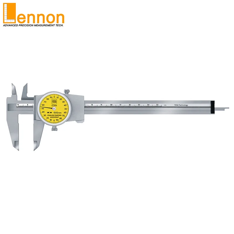 2025 Factory direct sales  tesa stainless steel with watch caliper 00510008 high precision with watch vernier caliper