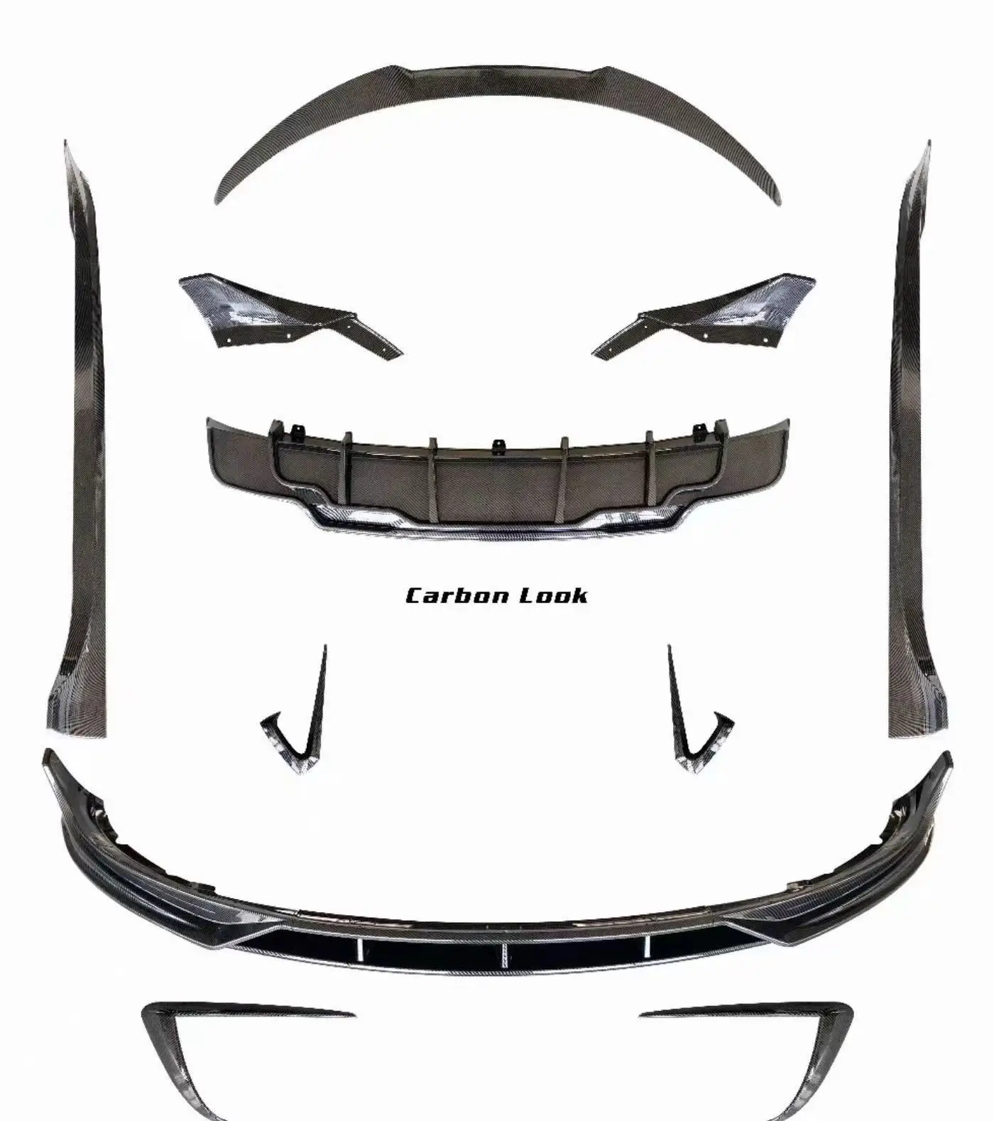 

For Tesla Model 3 Fast Air Kit Carbon Appearance General Motors Body Kit