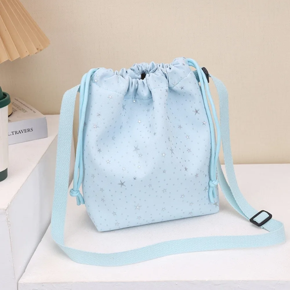 High Quality Lightweight Drawstring Backpack Waterproof Star Pattern Sport Gym Bag Drawstring Polyester Fitness Sack Swimming