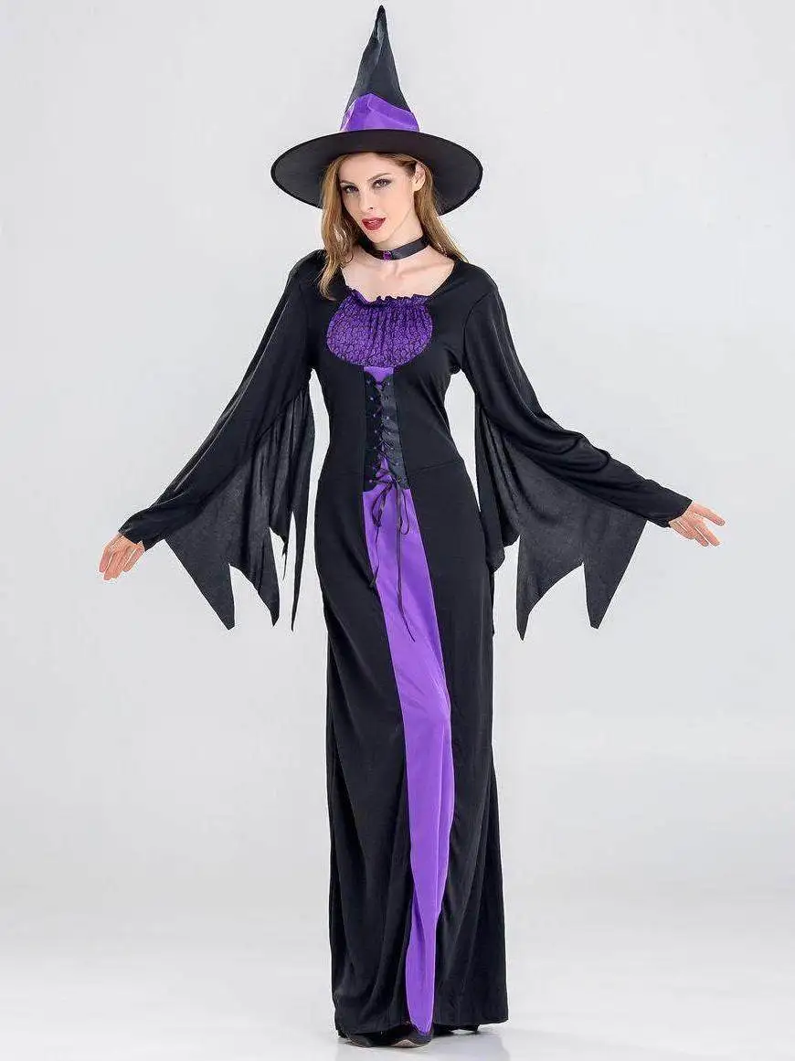 

loween Witch Costume SXXL Cosplay Performance orm Women's Traditional Ethnic Stage Costume Spring 2025 New Arrival