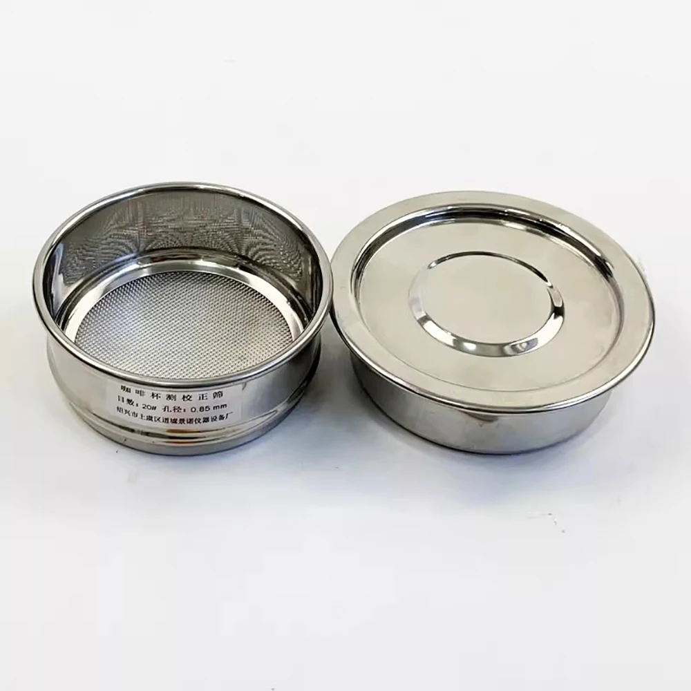 Setaccio per calibrazione dimensioni macinazione caffè - Acciaio inossidabile 20 #   Setaccio di prova standard Mesh (0,85 mm) per filtrare e piantare