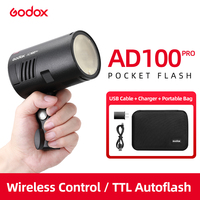 Godox AD100Pro TTL 100Ws Outdoor Flash Speedlight 2.4G Wireless X AD100 PRO Pocket Flash For Sony Nikon Canon Fujifilm PK AD200