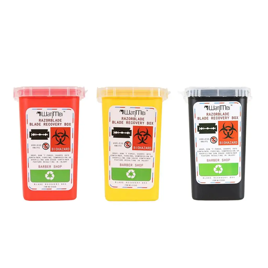 

Portable Sharps container bin holder for biohazard needle syringe processing