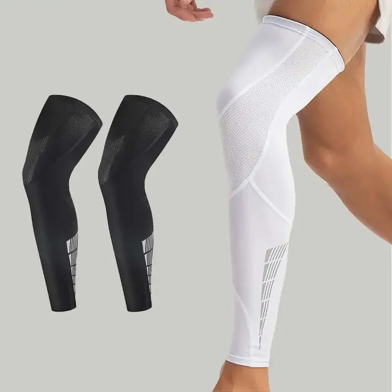 1Pair Compression Leg Sleeve Full Length Leg Sleeves Sports Cycling for Men Women, Running, Basketball 2026