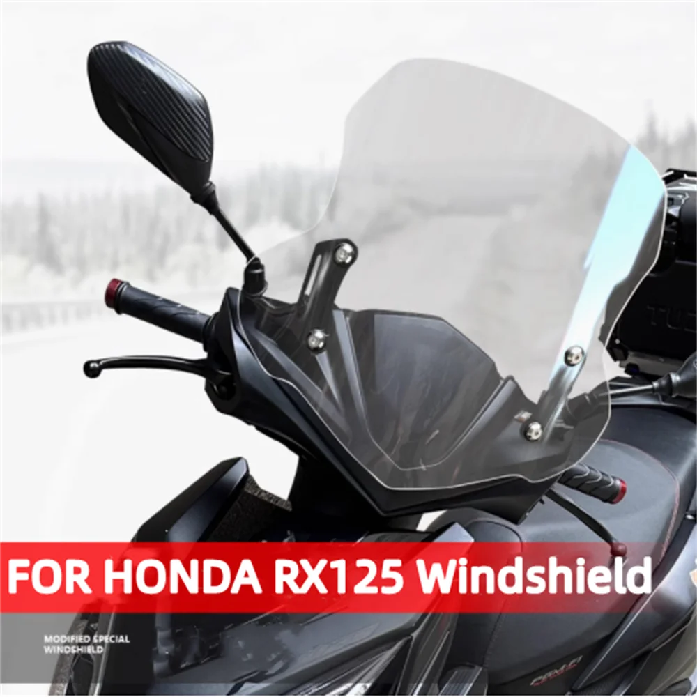 For Honda RX125Fi Front Windshield Glass Modification EX125 Windshield Accessories HONDA RX125