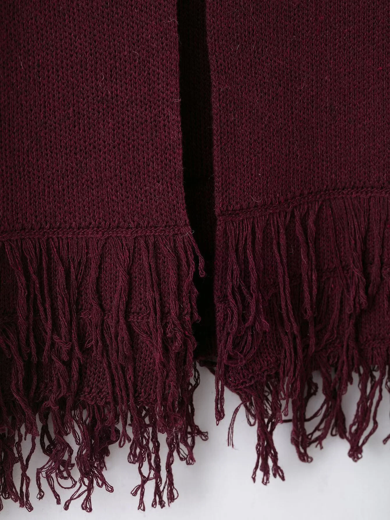 الأوروبية والأمريكية 2025 الشتاء الملابس النسائية الجديدة نمط بسيط شرابة زر جولة الرقبة طويلة الأكمام محبوك سترة