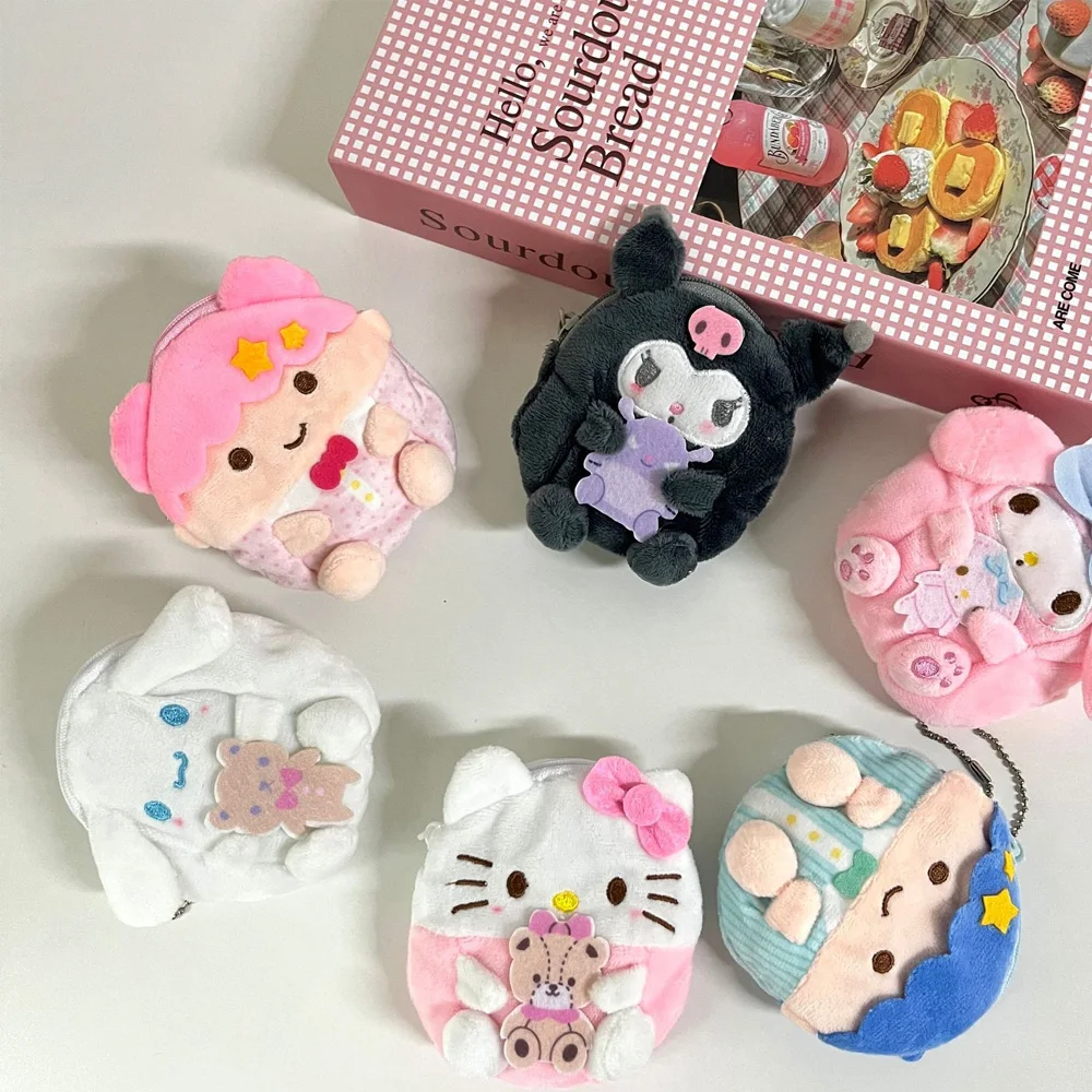 

Cute Plush Wallet Pendant Doll Red Envelope Card Bag Backpack Pendant Small Gift for Girlfriend's Birthday Gift