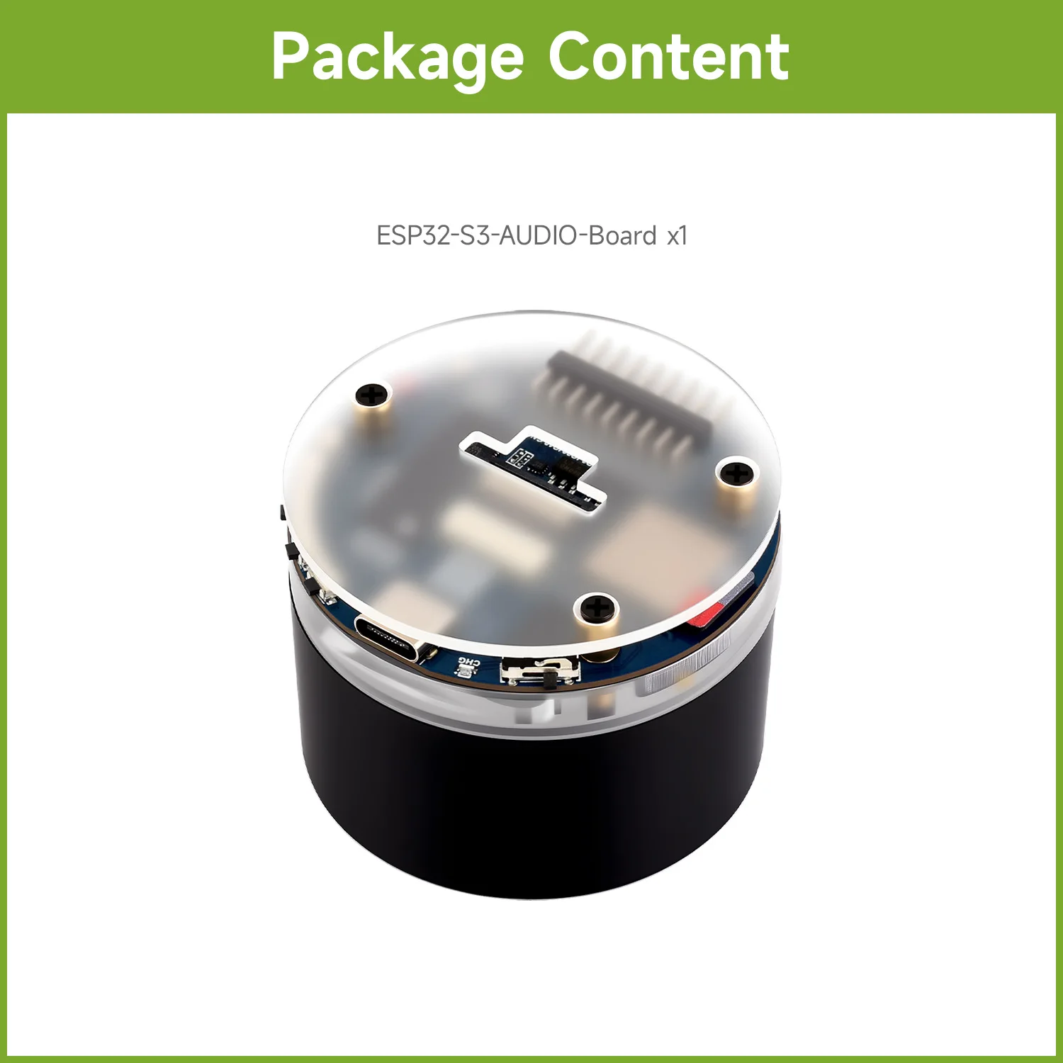 

Waveshare ESP32-S3 AI Smart Speaker Development Board, Onboard Dual Digital Microphone Array, Supports Noise Reduction