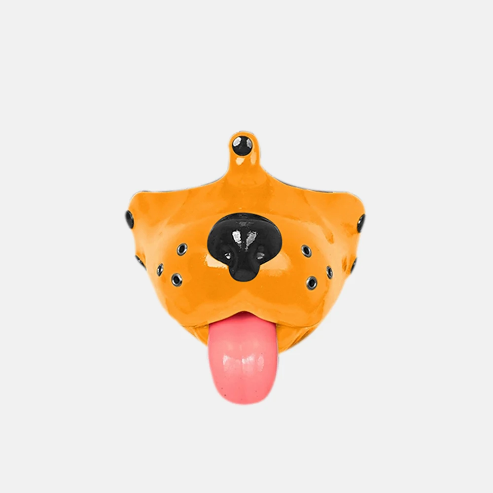 Furrjoi سيليكون العام الكلب كمامة قناع جرو دور اللعب بيغل الفم Masken ترقية اللاتكس المطاط