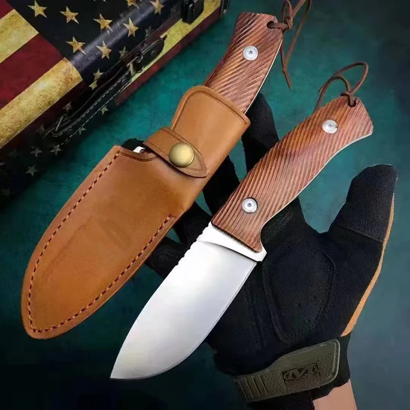 High hardness Fixed Blade Knife hunting knife field survival tactical knife outdoor camping EDC tool