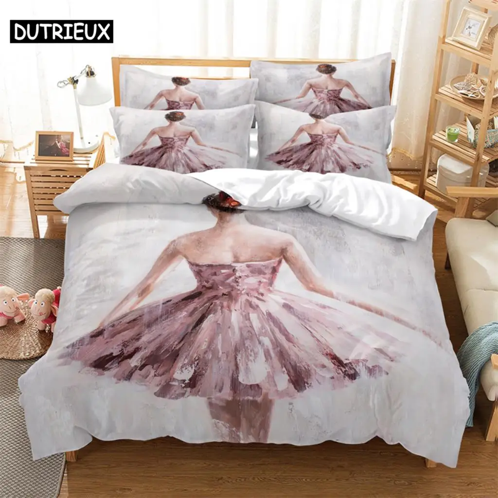 

Princess Bedding Set Duvet Cover Set 3d Bedding Digital Printing Bed Linen Queen Size Bedding Set Fashion Design