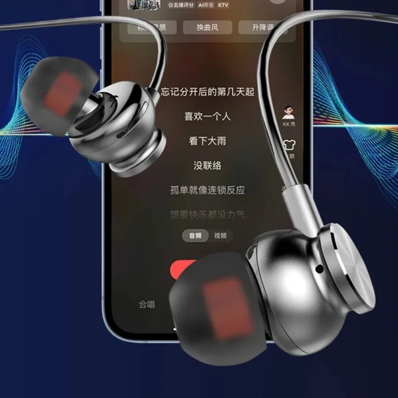 Wireless Neckband Earphone Bluetooth 5.4, Neck Mounted Headset Long Standby Noise Cancelling Collar Earphone For Smartphone view 5