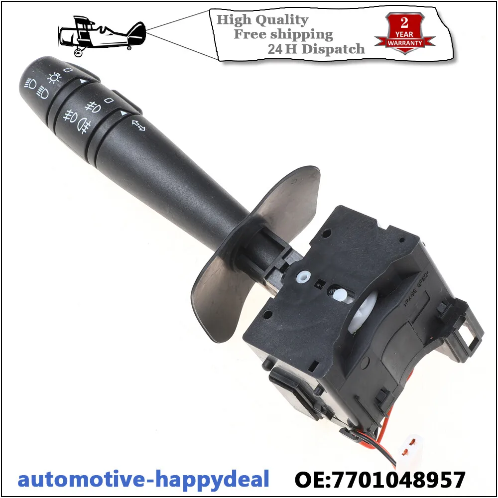 Steering Column Indicator Light Stalk Switch 7701048957 for Renault Kangoo