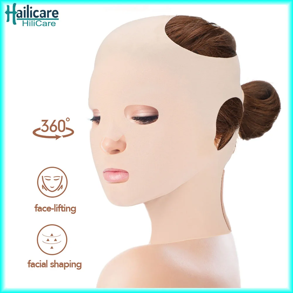 

Breathable Facial Slimming Bandage 3D Reusable Face V Shaper Lift Up Band Reduce Double Chin Beauty Women Full Face Lift Mask