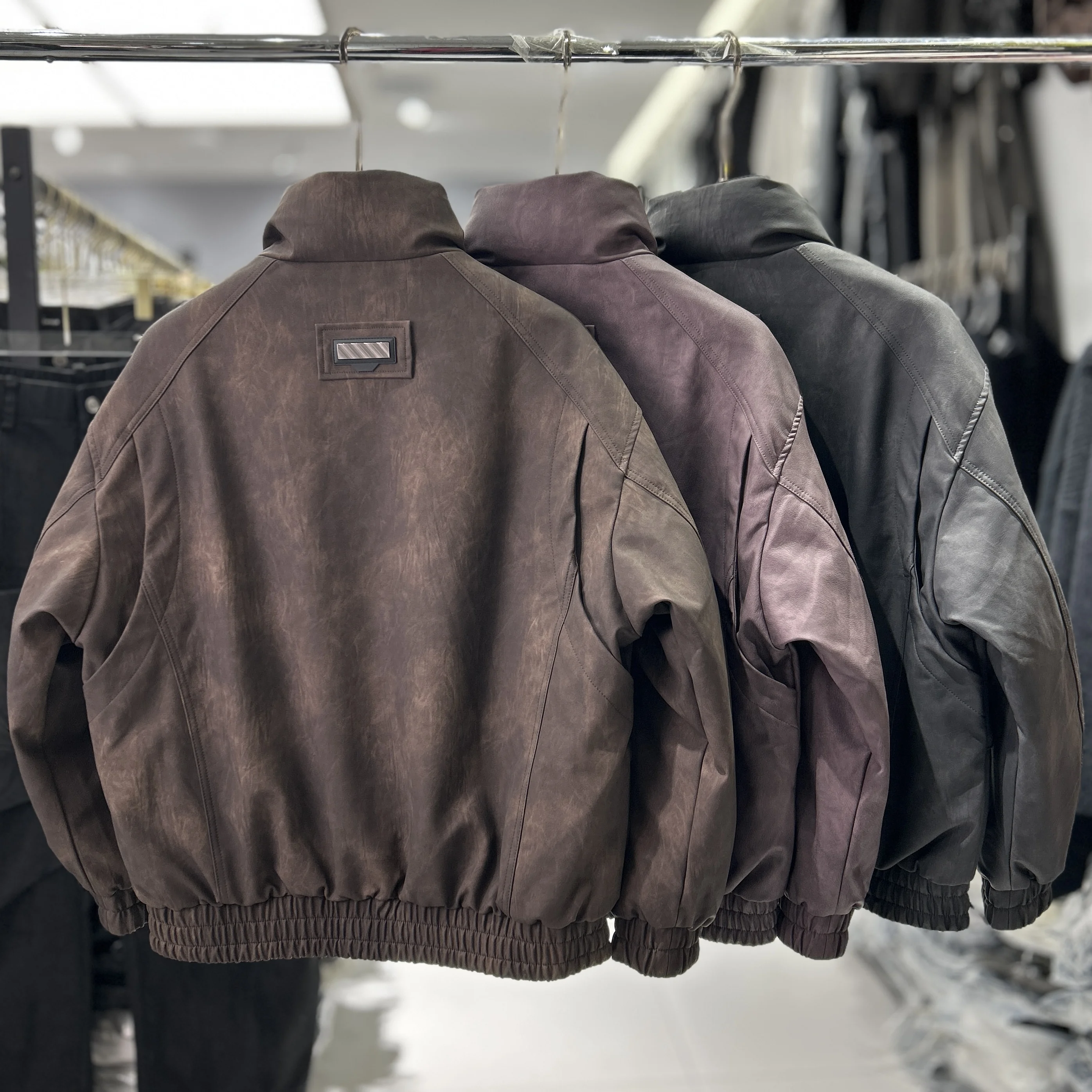 YM модное брендовое зимнее корейское пальто с хлебом, белое пуховое пуховое пальто из искусственной кожи, теплое, не требуе Wa