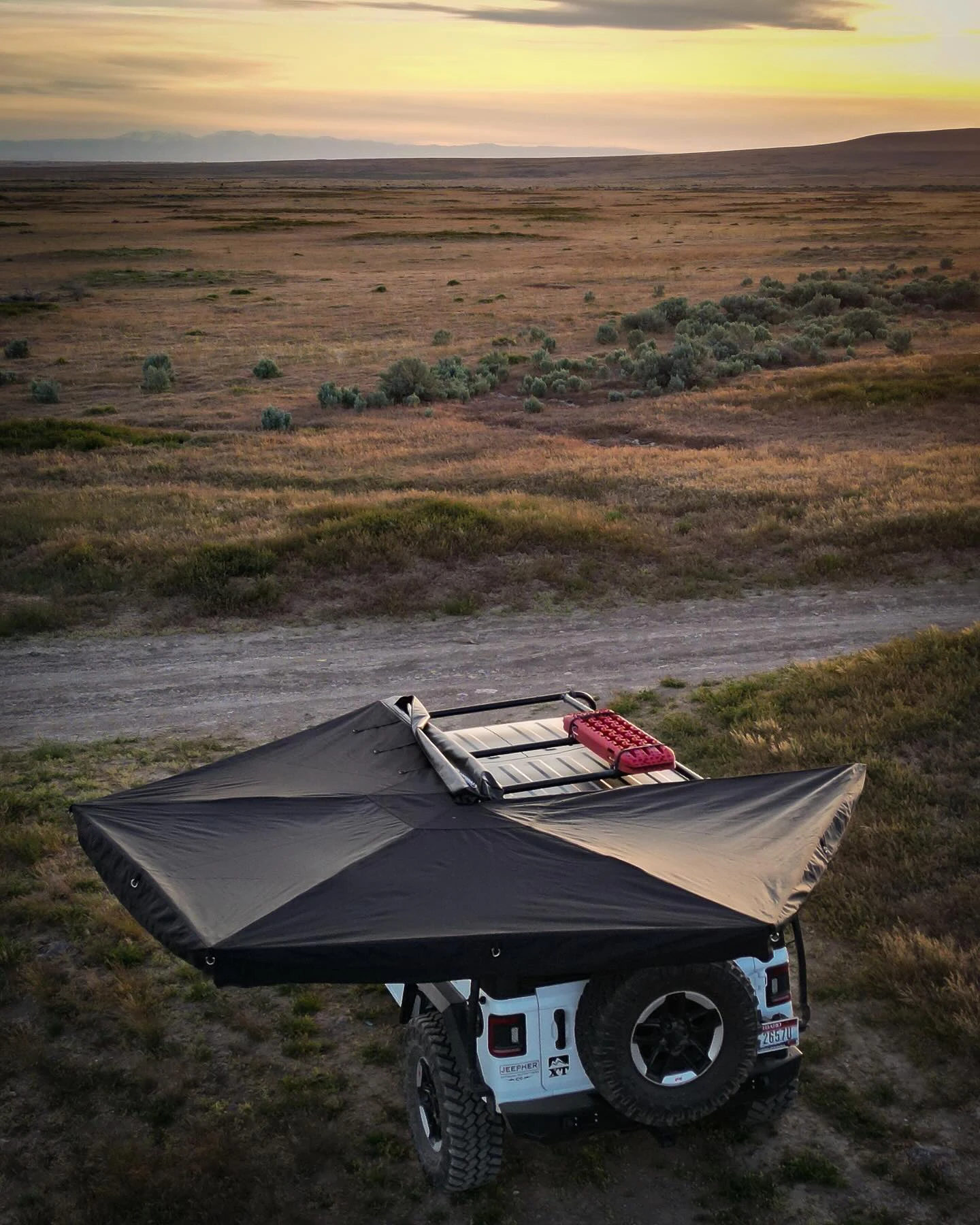 

2M 2.5M Outdoor Camping Car Side Awning Tent 270 Degree Awning Free Standing 4x4 4WD Awning Tent